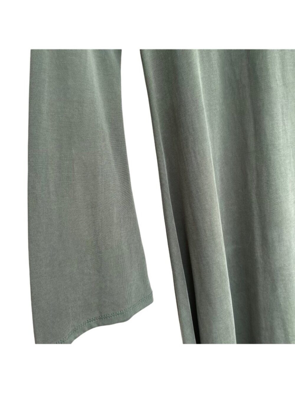 Jolie Tunic Shift Dress sz M Bell LS Army Green Sexy Knit Stretchy Knee Length - Picture 2 of 8